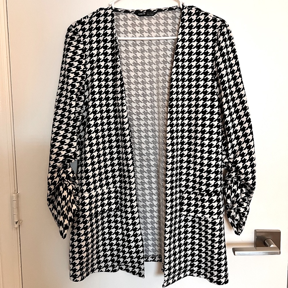 Checker Pattern Blazer
